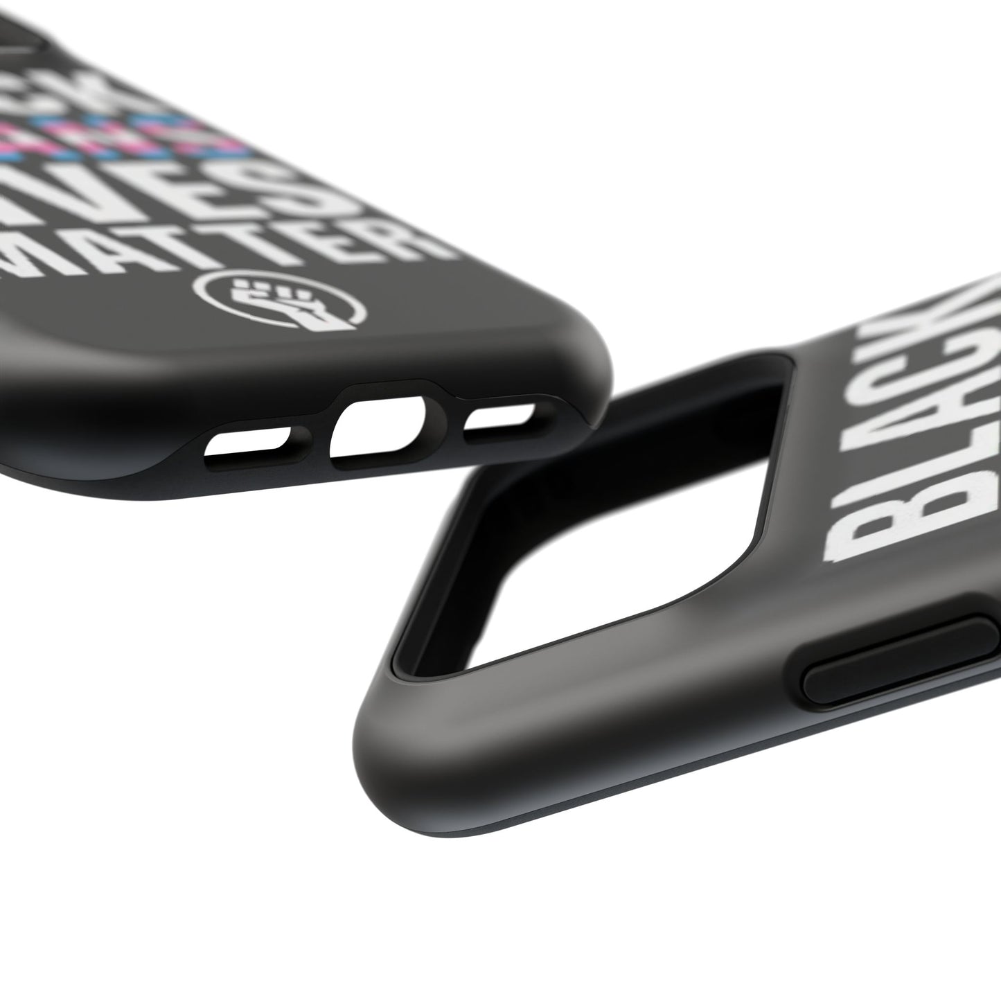 Impact-Resistant Phone Case — “Black Trans Lives Matter” Bold Activist Design