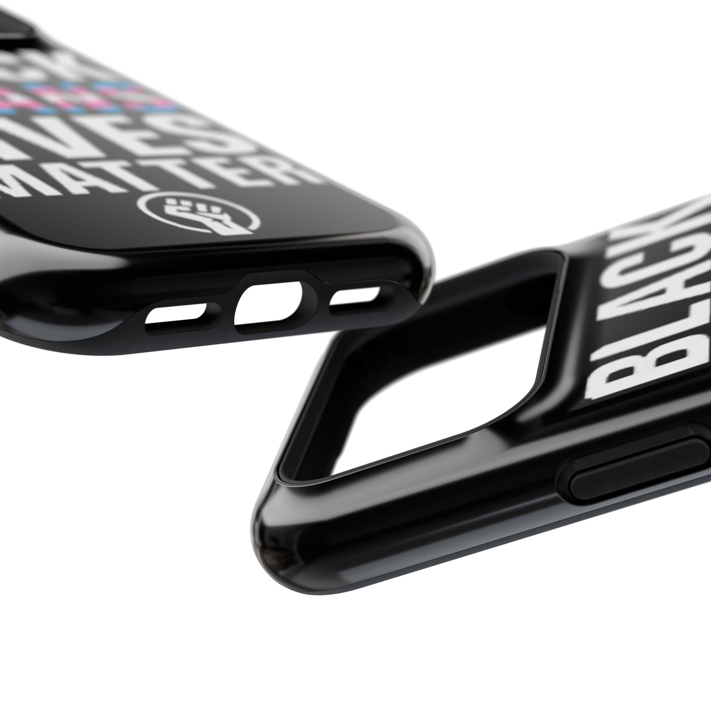 Impact-Resistant Phone Case — “Black Trans Lives Matter” Bold Activist Design