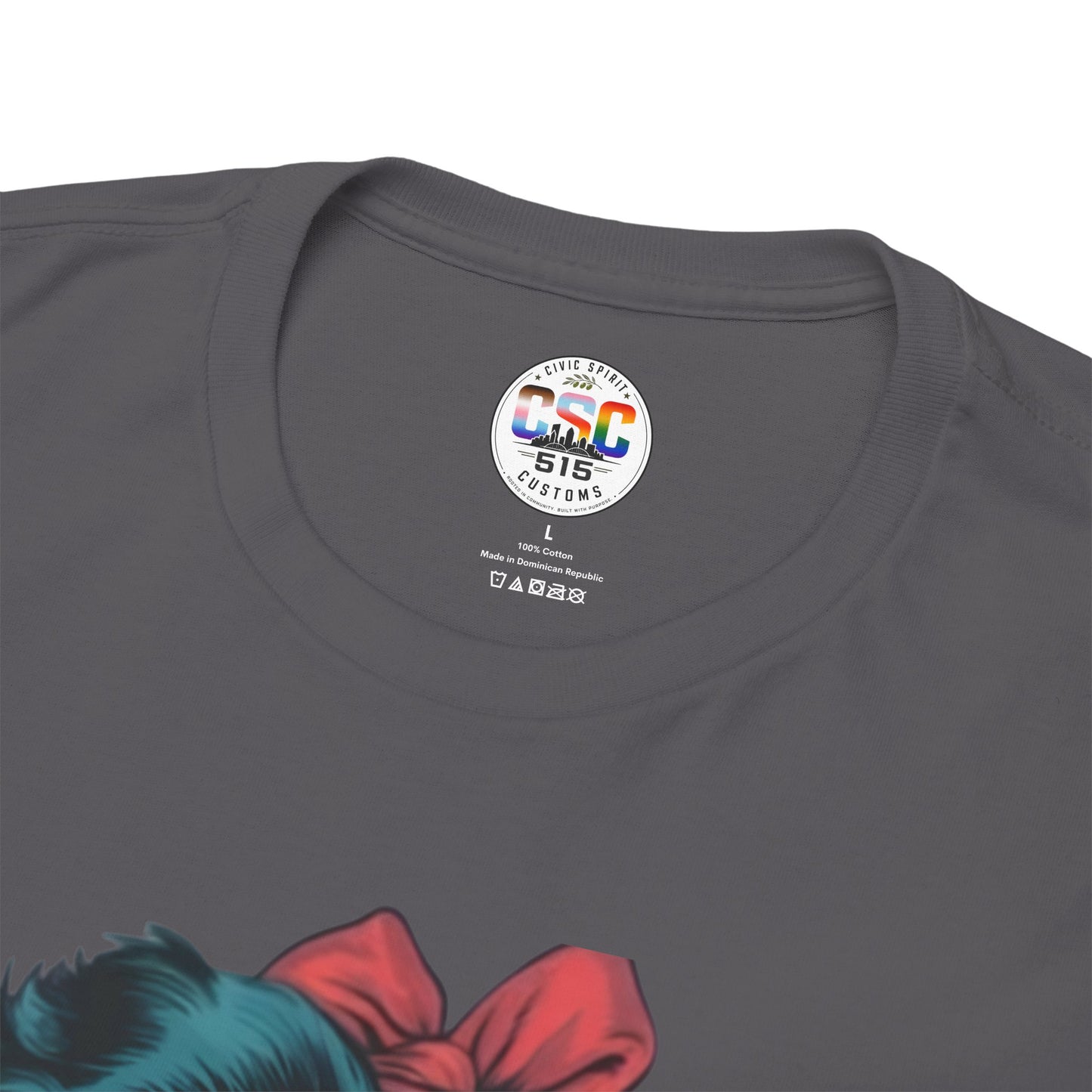 Graphic Tee — Retro Pin-Up Woman with 'Is He Dead Yet?' Sassy Vintage Design