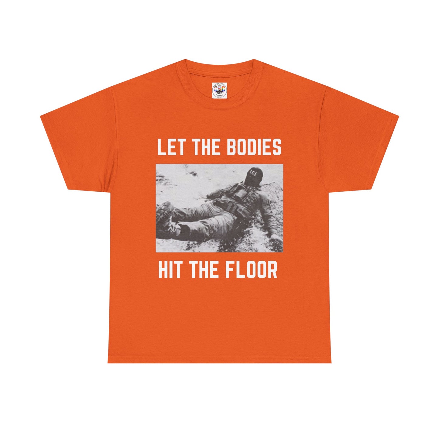 Let The Bodies Hit The Floor T-Shirt — Gothic Metal Band Lyric Tee