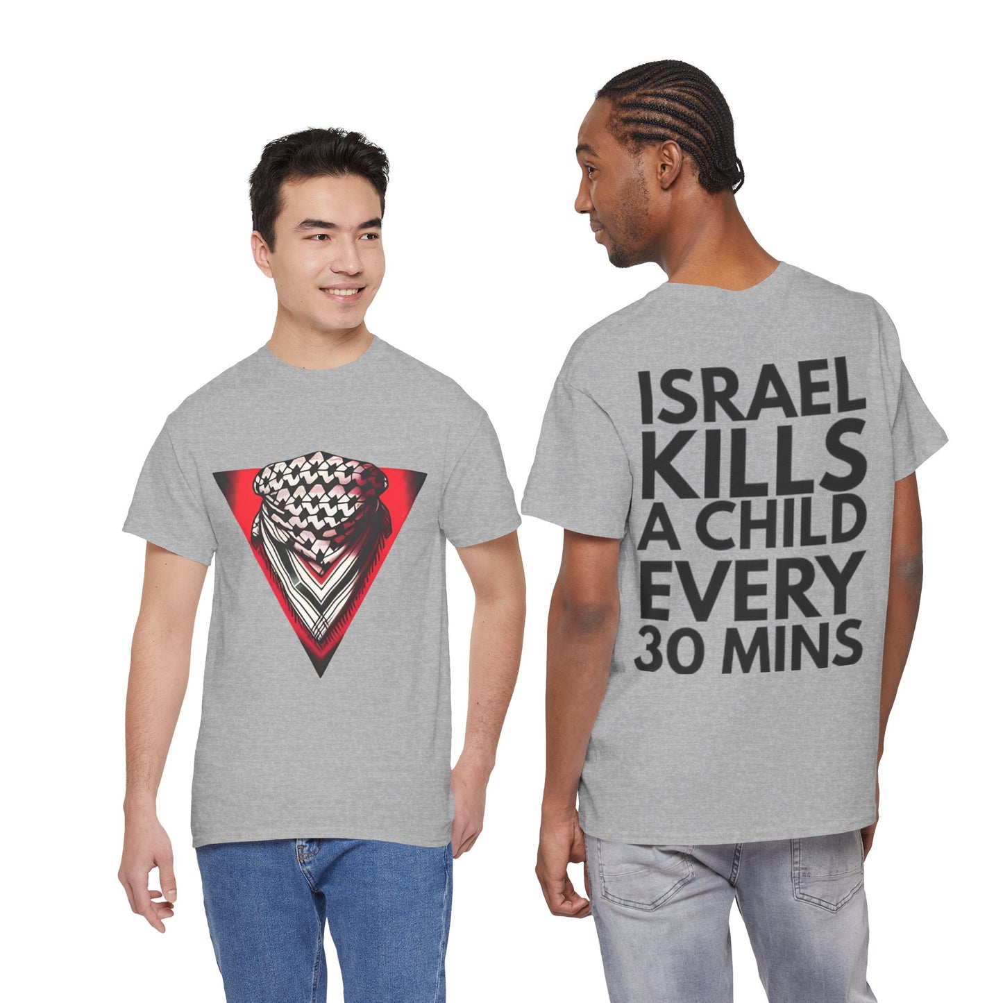 "Israel Kills a Child Every 30 Mins" Statement T-Shirt