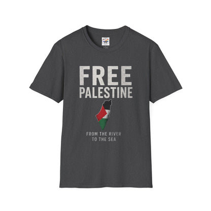Free Palestine T-Shirt — 'From the River to the Sea' Political Solidarity Tee