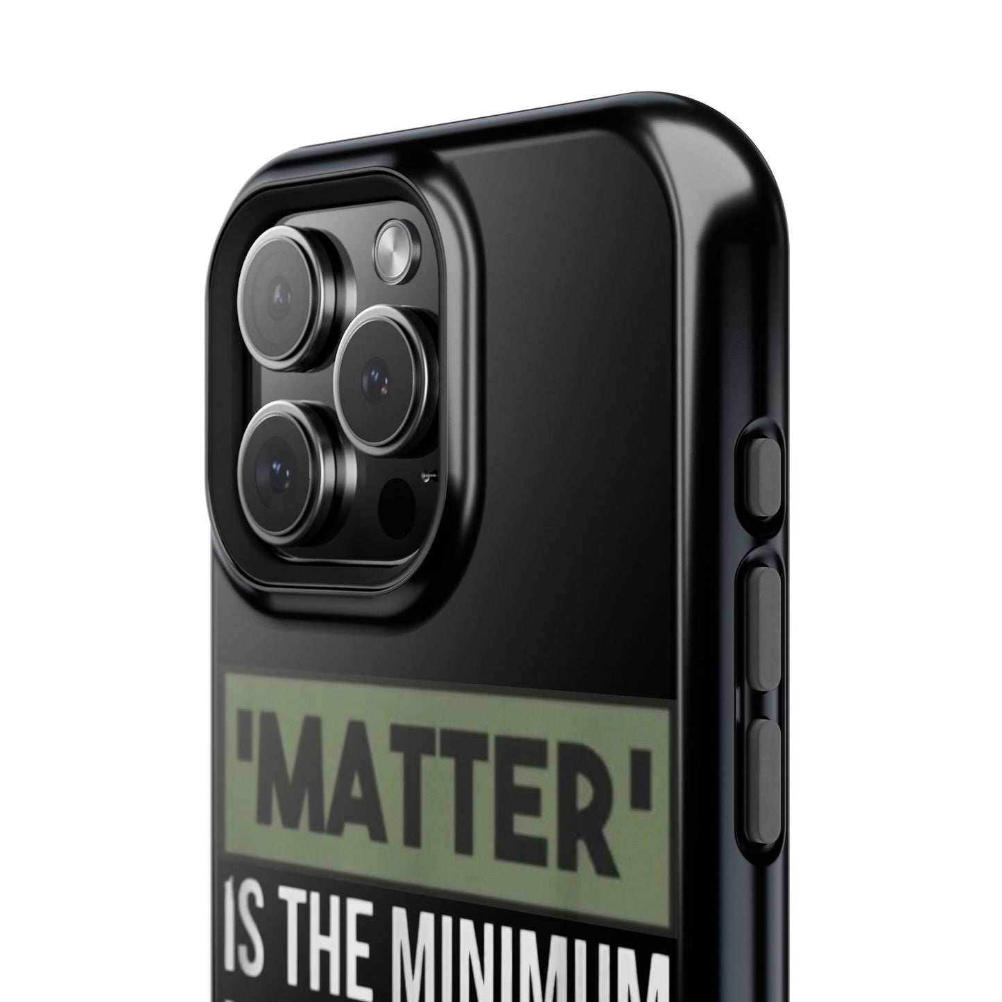 Impact-Resistant Phone Case — "Matter is the Minimum: Black Lives Are Worthy, Beloved, Needed"
