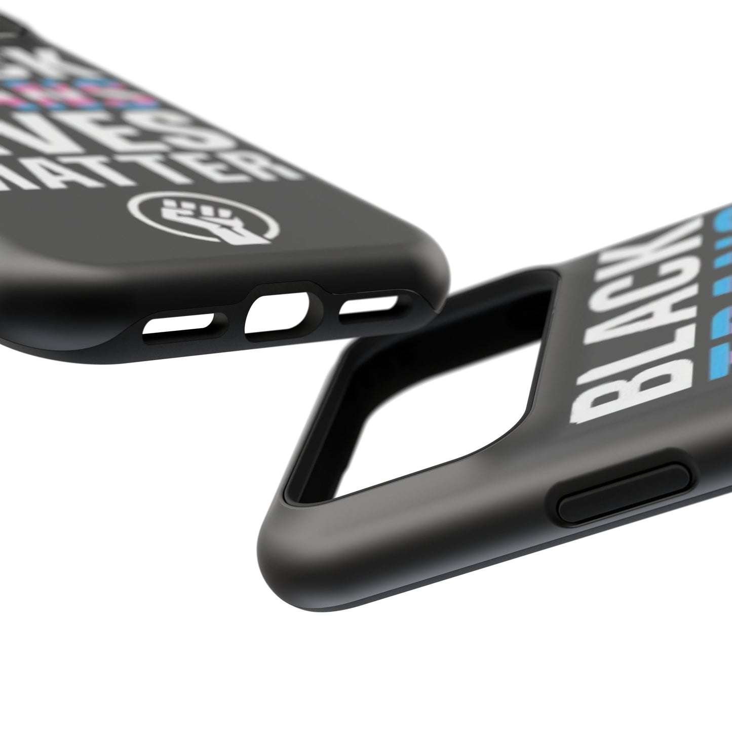Impact-Resistant Phone Case — “Black Trans Lives Matter” Bold Activist Design