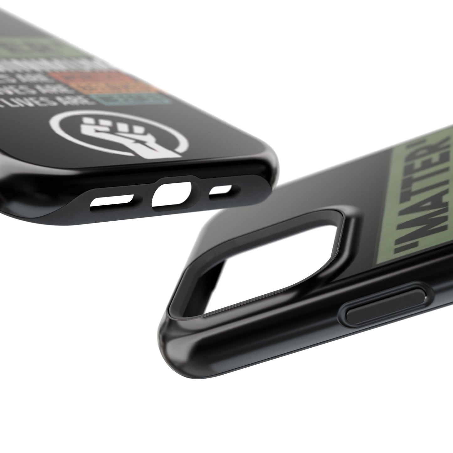 Impact-Resistant Phone Case — "Matter is the Minimum: Black Lives Are Worthy, Beloved, Needed"