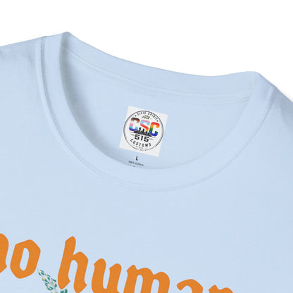 No Human Is Illegal T-Shirt — Immigration Justice Graphic Tee