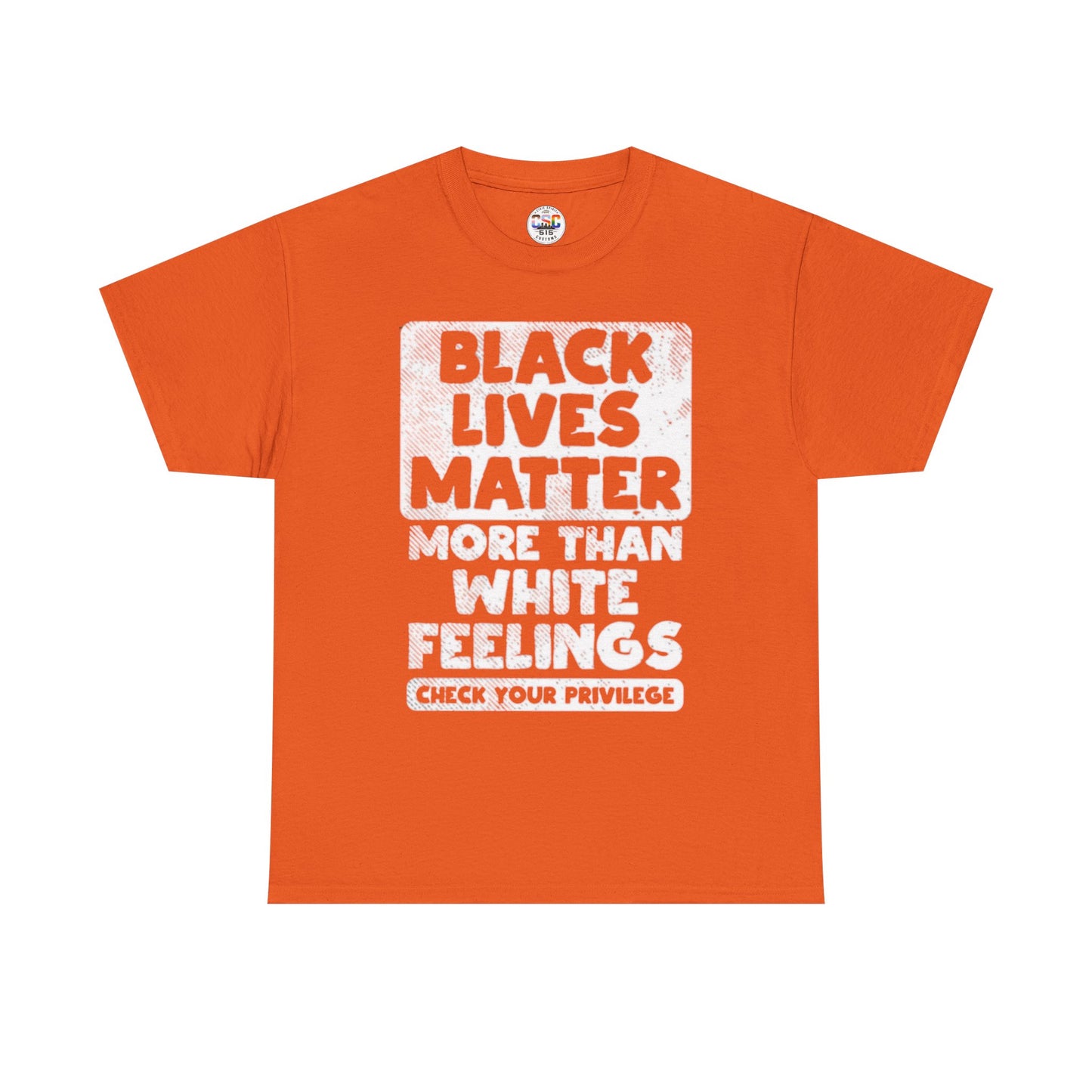Black Lives Matter Graphic Tee — "More Than White Feelings" Social Justice T‑Shirt