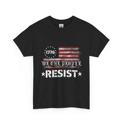 Resist 1776 Tee — 'We The People' Distressed American Flag T-Shirt