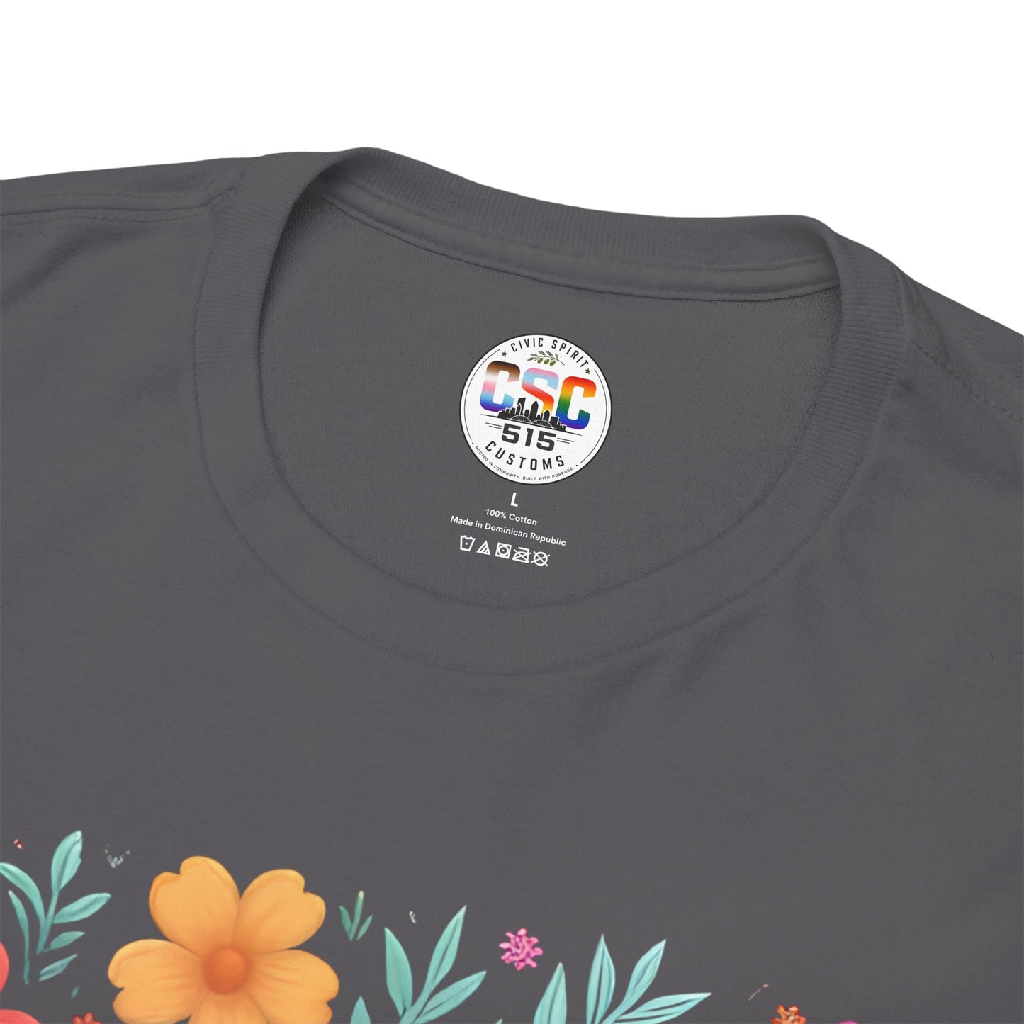 Fuck Trump Floral T-Shirt — Bold Political Statement Tee