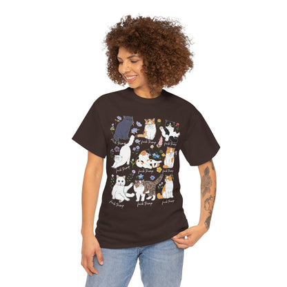 Cat F Trump Graphic Tee - Cute Cats Illustration