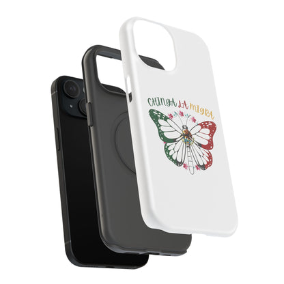 Phone Case — "Chinga La Migra" Mexican Flag Butterfly Impact-Resistant Case