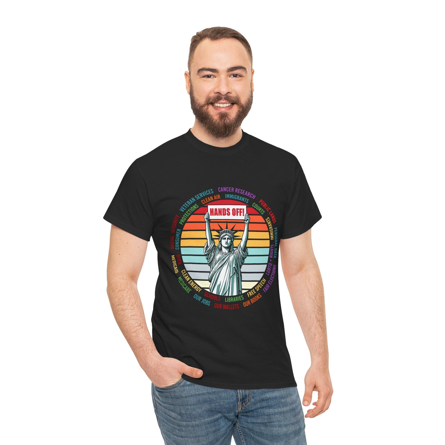 Statue of Liberty "Hands Off!" Tee