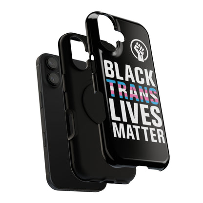 Impact-Resistant Phone Case — “Black Trans Lives Matter” Bold Activist Design