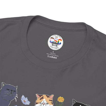 Cat F Trump Graphic Tee - Cute Cats Illustration