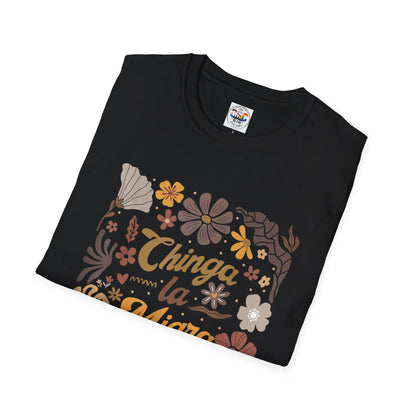 Retro Brown Floral Mexican Pride Tee