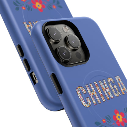 Phone Case — "Chinga La Migra" Tough Magnetic Protective Case | Floral Bold Statement