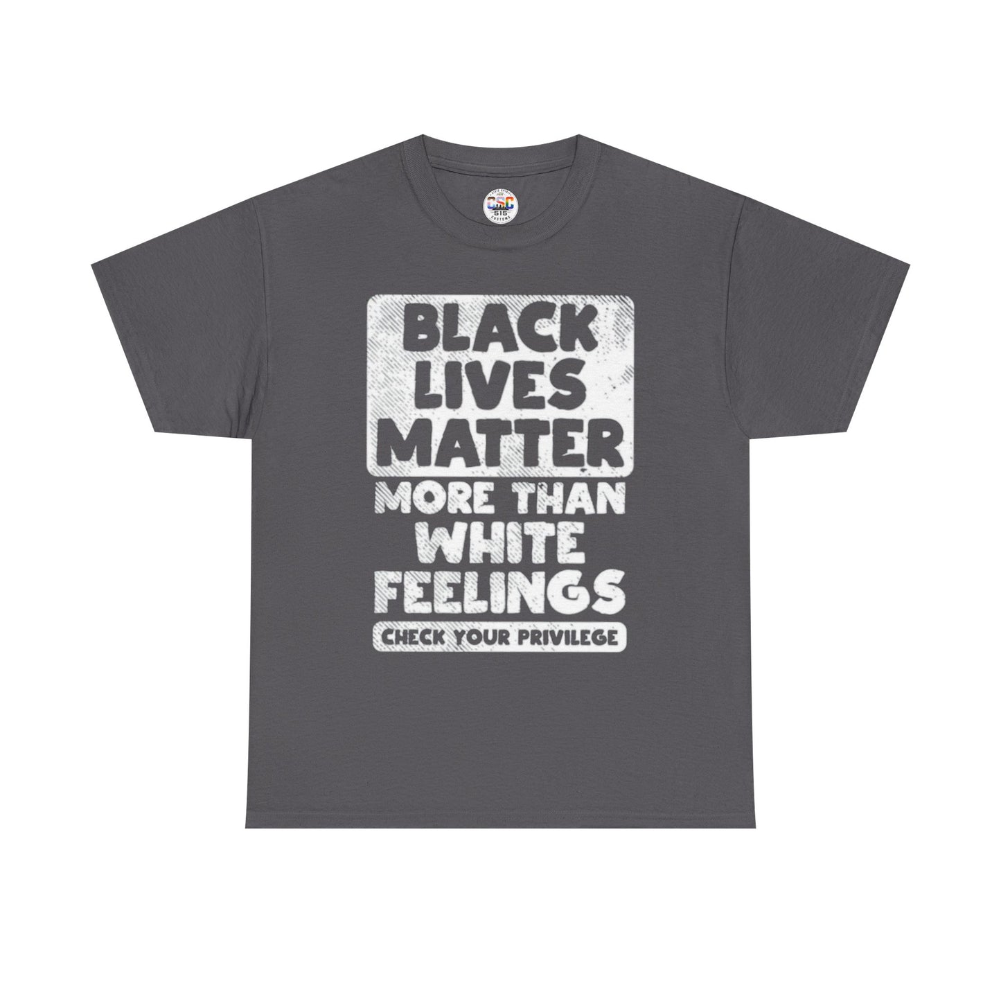 Black Lives Matter Graphic Tee — "More Than White Feelings" Social Justice T‑Shirt