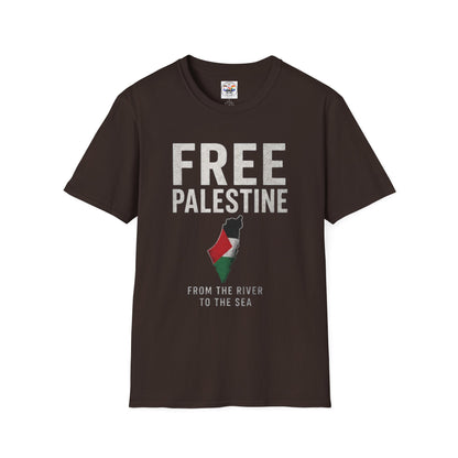 Free Palestine T-Shirt — 'From the River to the Sea' Political Solidarity Tee