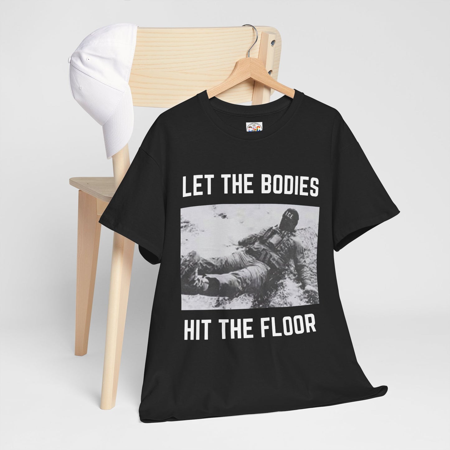 Let The Bodies Hit The Floor T-Shirt — Gothic Metal Band Lyric Tee