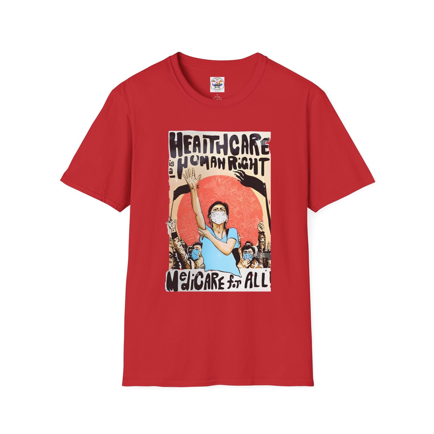 Healthcare Is a Human Right T-Shirt — 'Healthcare for All' Advocacy Tee