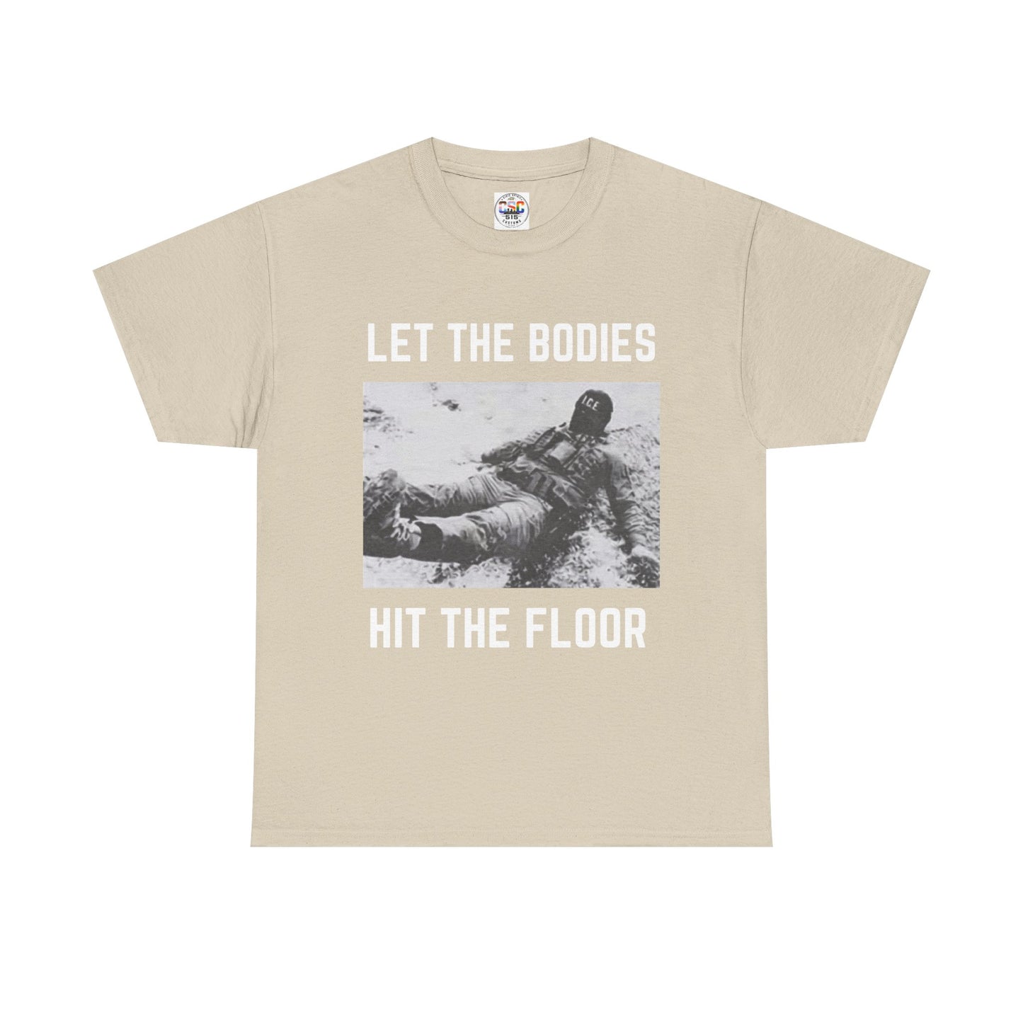 Let The Bodies Hit The Floor T-Shirt — Gothic Metal Band Lyric Tee