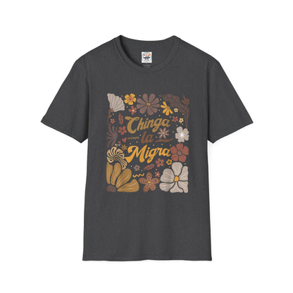 Retro Brown Floral Mexican Pride Tee