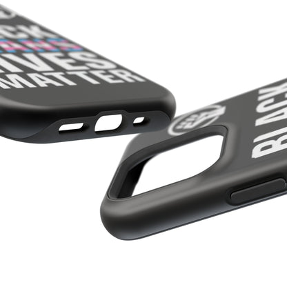 Impact-Resistant Phone Case — “Black Trans Lives Matter” Bold Activist Design