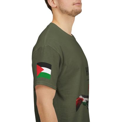 Humanity Before Politics T-Shirt — Unity Hands Graphic Tee