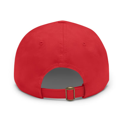 Dad Hat — Round Leather Patch 'Pedophile Protectors' Political Satire Cap