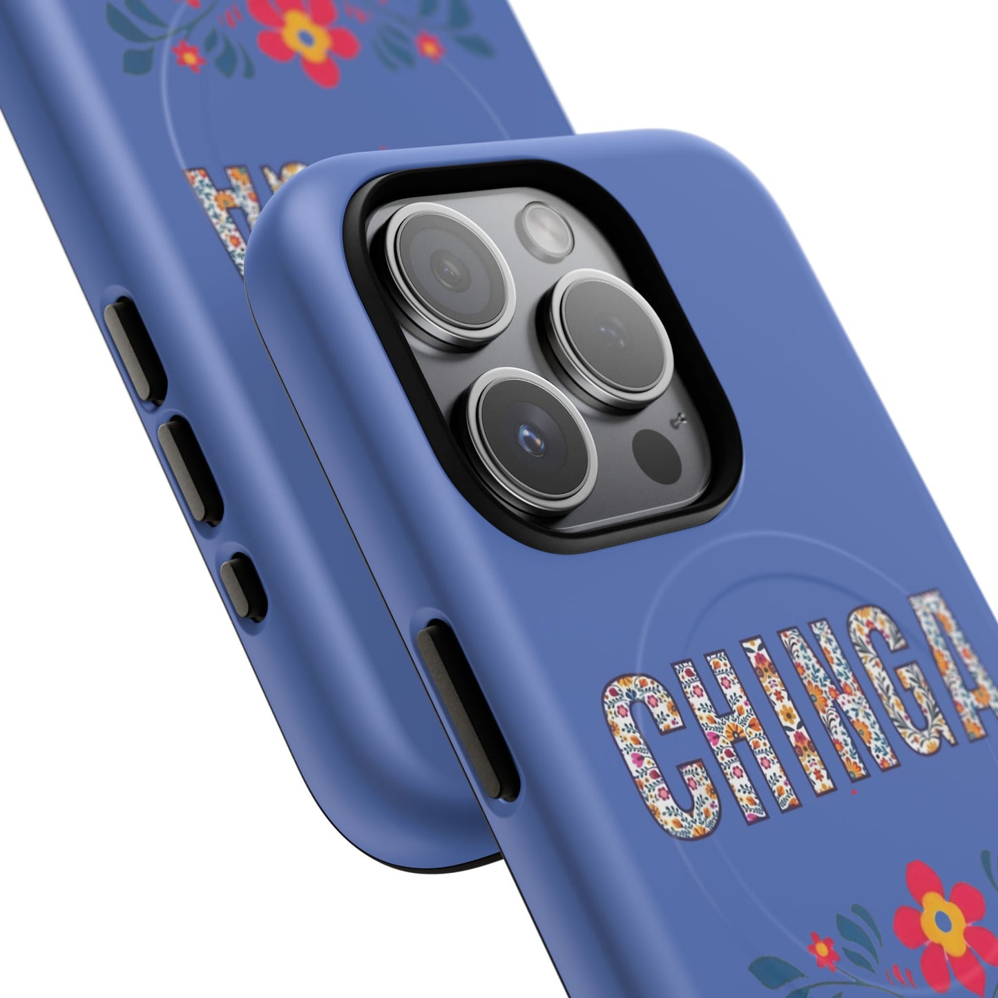 Phone Case — "Chinga La Migra" Tough Magnetic Protective Case | Floral Bold Statement
