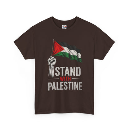 Stand With Palestine T-Shirt - Palestinian Flag Protest Tee