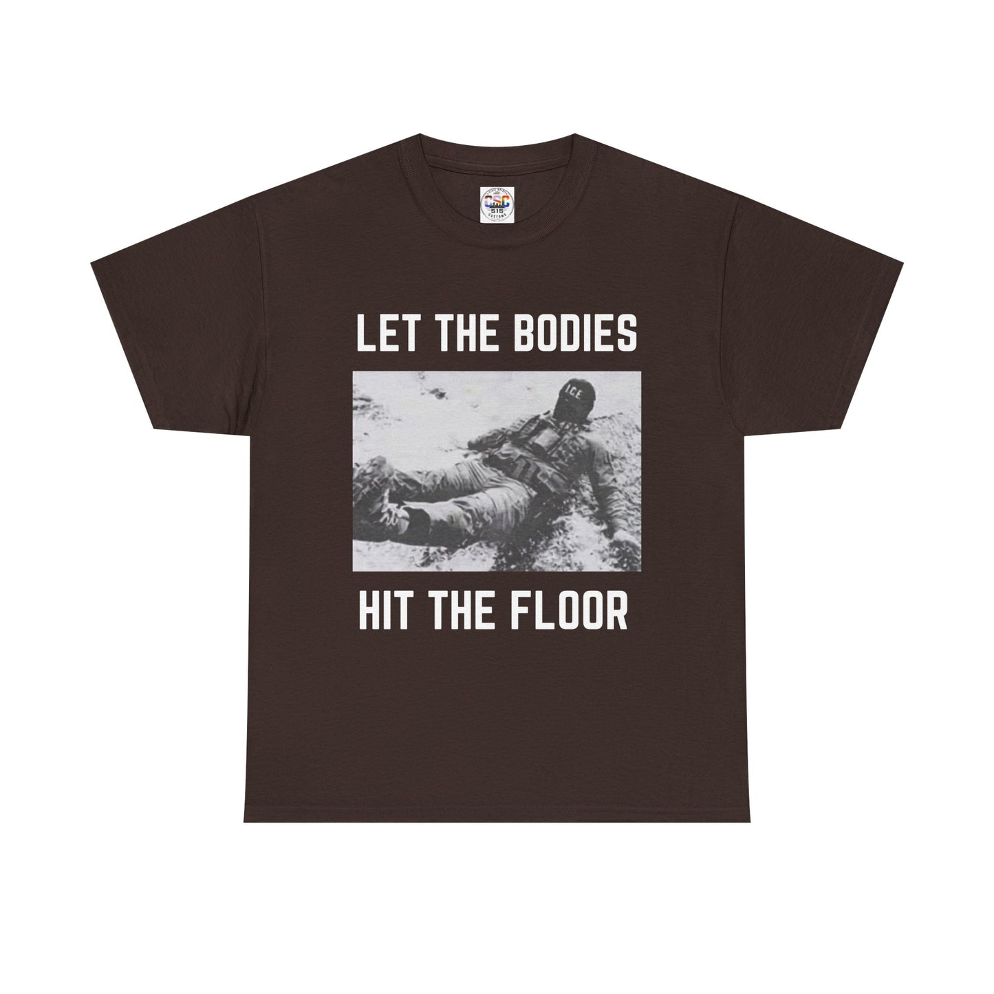 Let The Bodies Hit The Floor T-Shirt — Gothic Metal Band Lyric Tee