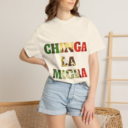 Chinga La Migra Graphic T-Shirt — Bold Mexican Pride Statement Tee