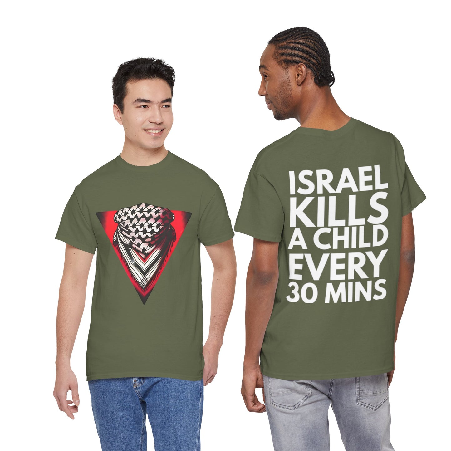 "Israel Kills a Child Every 30 Mins" Statement T-Shirt