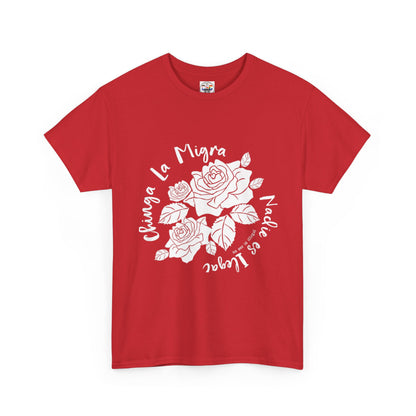 Nadie Es Illegal Rose Graphic Tee