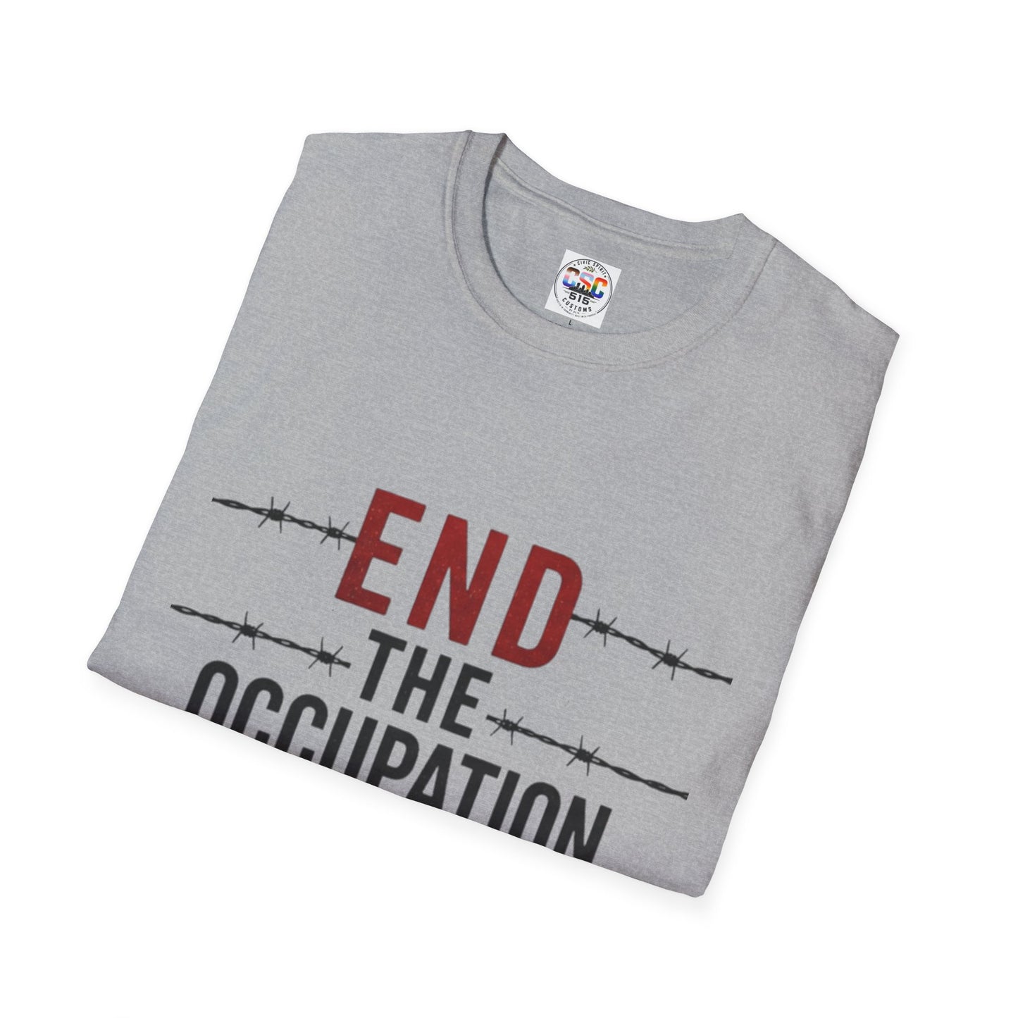 End The Occupation T-Shirt — Political Protest Tee