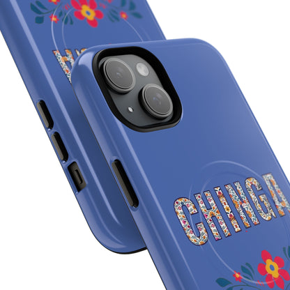 Phone Case — "Chinga La Migra" Tough Magnetic Protective Case | Floral Bold Statement