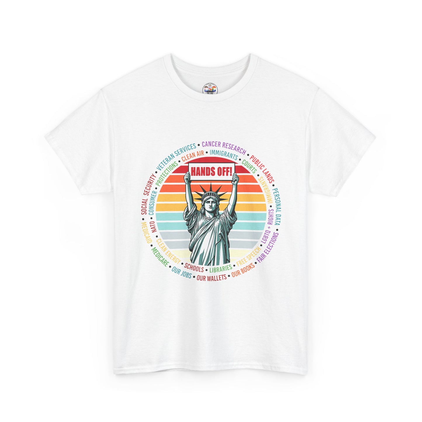 Statue of Liberty "Hands Off!" Tee