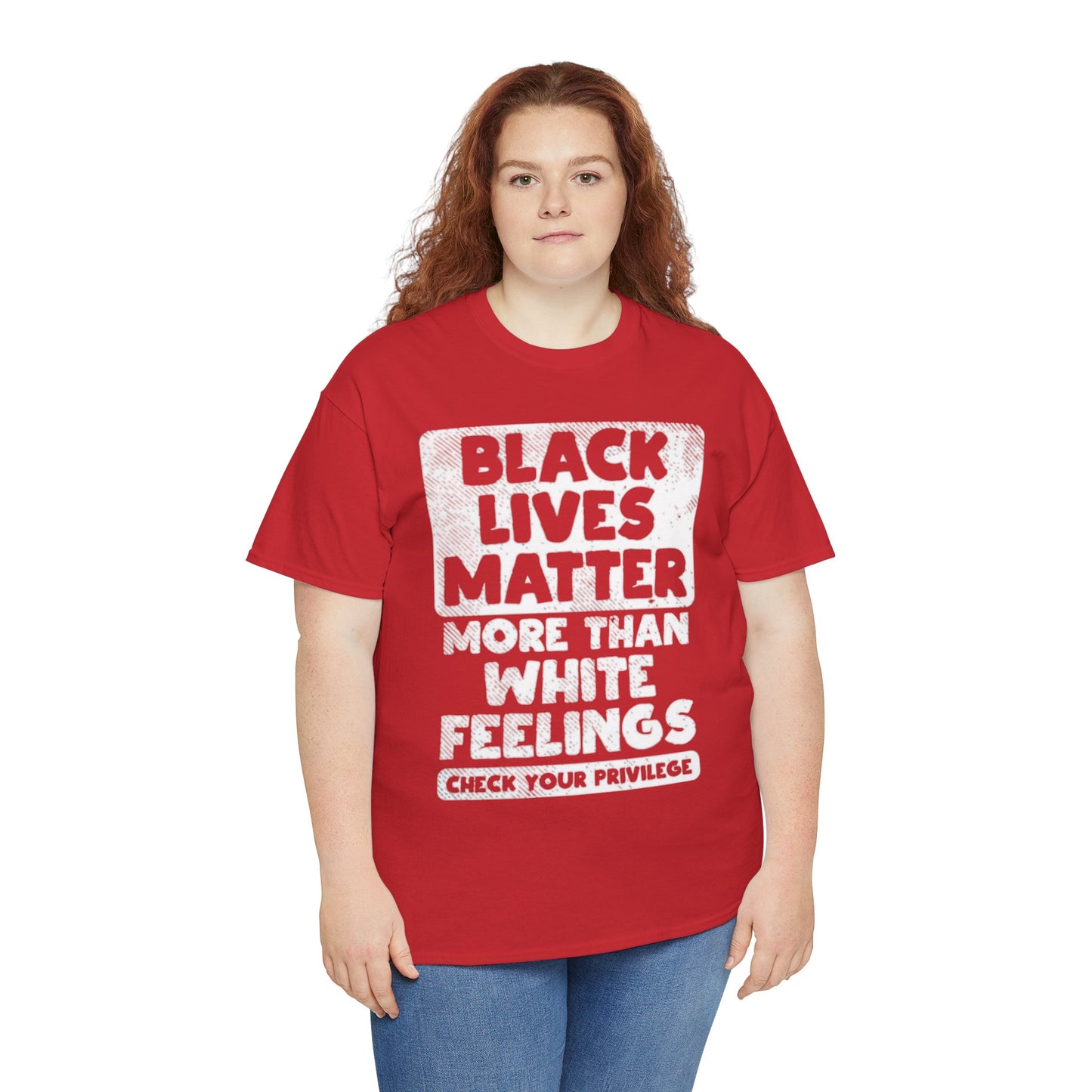 Black Lives Matter Graphic Tee — "More Than White Feelings" Social Justice T‑Shirt