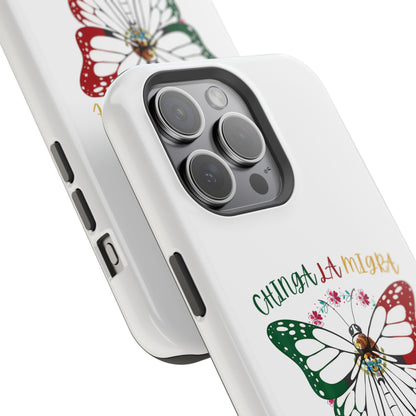 Phone Case — "Chinga La Migra" Mexican Flag Butterfly Impact-Resistant Case