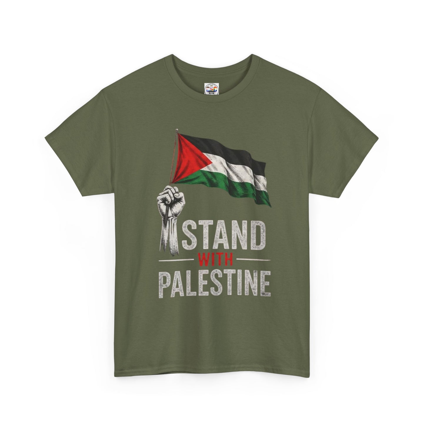 Stand With Palestine T-Shirt - Palestinian Flag Protest Tee