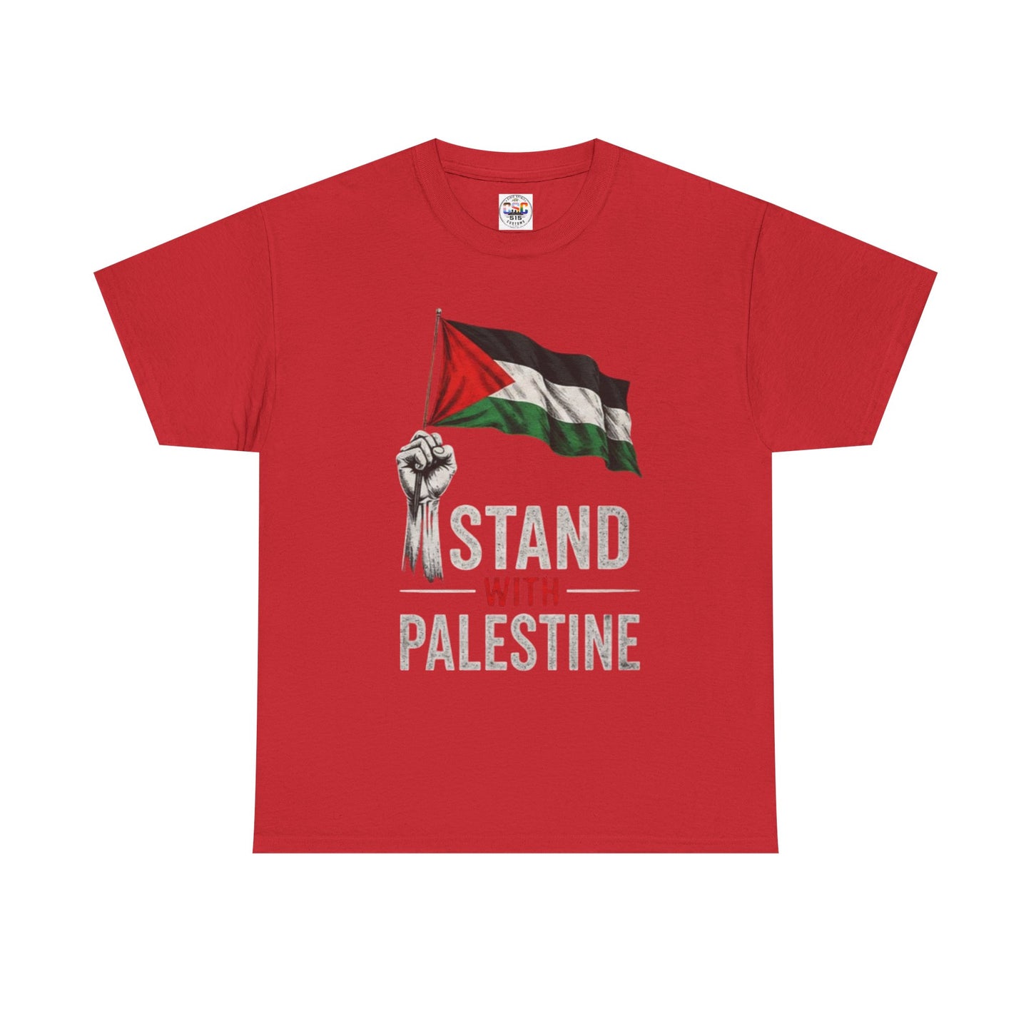 Stand With Palestine T-Shirt - Palestinian Flag Protest Tee