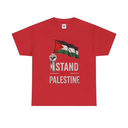 Stand With Palestine T-Shirt - Palestinian Flag Protest Tee