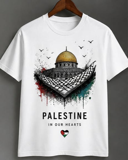 Palestine In Our Hearts Tee