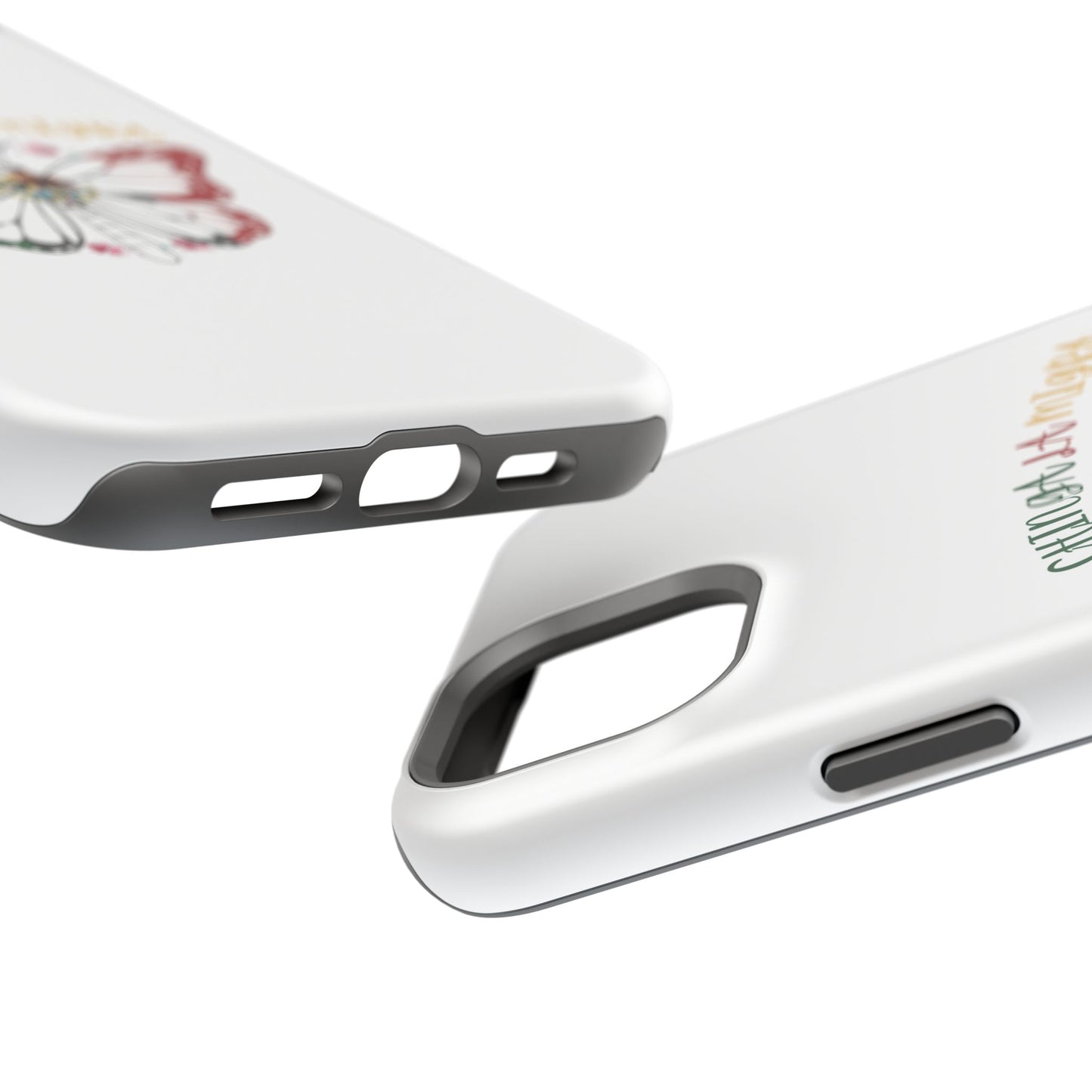 Phone Case — "Chinga La Migra" Mexican Flag Butterfly Impact-Resistant Case