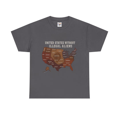 “United States Without Illegal Aliens” Political Graphic T-Shirt