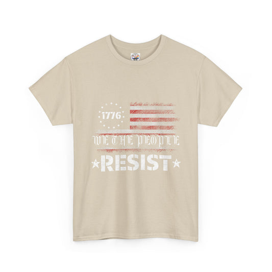 Resist 1776 Tee — 'We The People' Distressed American Flag T-Shirt