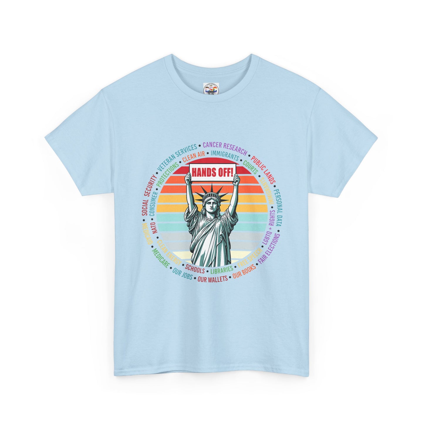 Statue of Liberty "Hands Off!" Tee