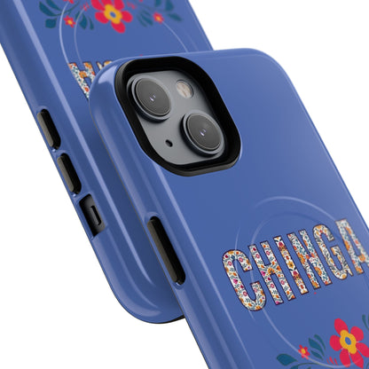 Phone Case — "Chinga La Migra" Tough Magnetic Protective Case | Floral Bold Statement