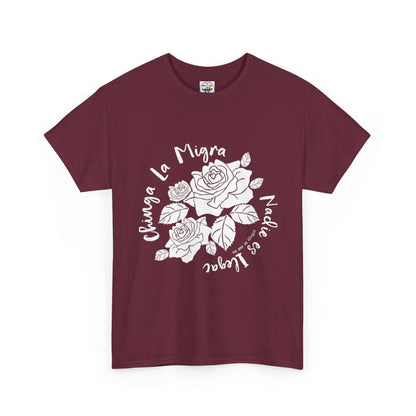 Nadie Es Illegal Rose Graphic Tee